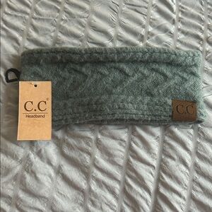 C.C Cozy Knit Headband in Teal